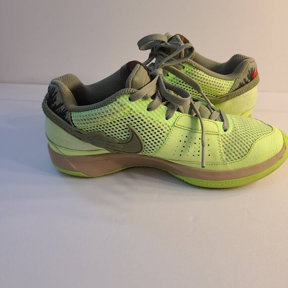 Nike Ja 1 Zombie Halloween Lime Blast Oil Green Black FD6565-300 Men's Size 6.5 - Picture 8 of 10